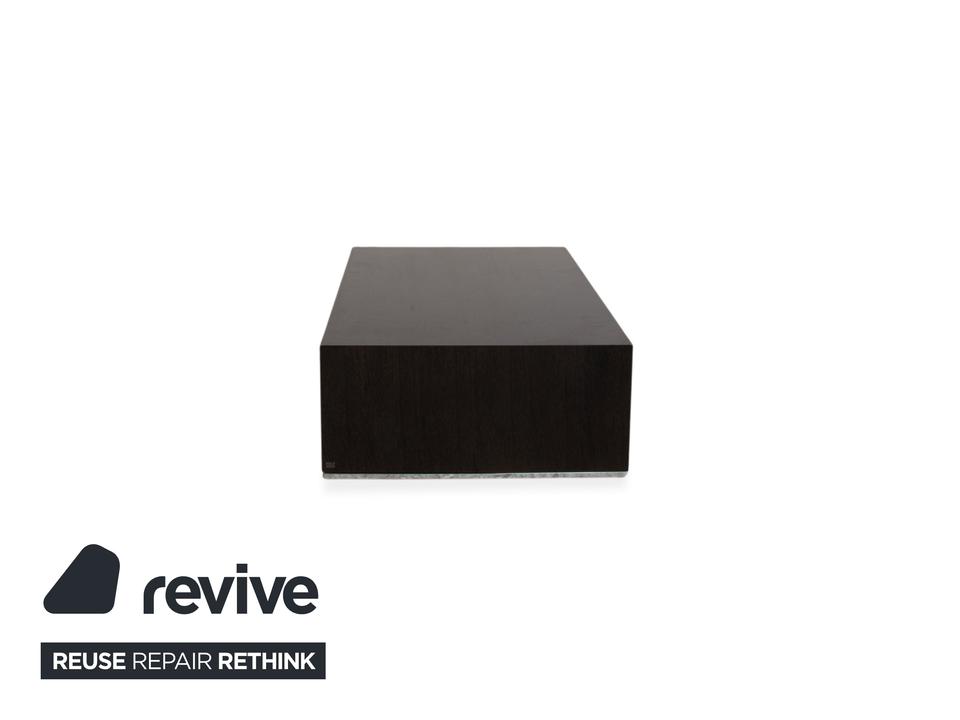 Rolf Benz Holz Couchtisch Schwarz Dunkelbraun Chrom – Bild 10