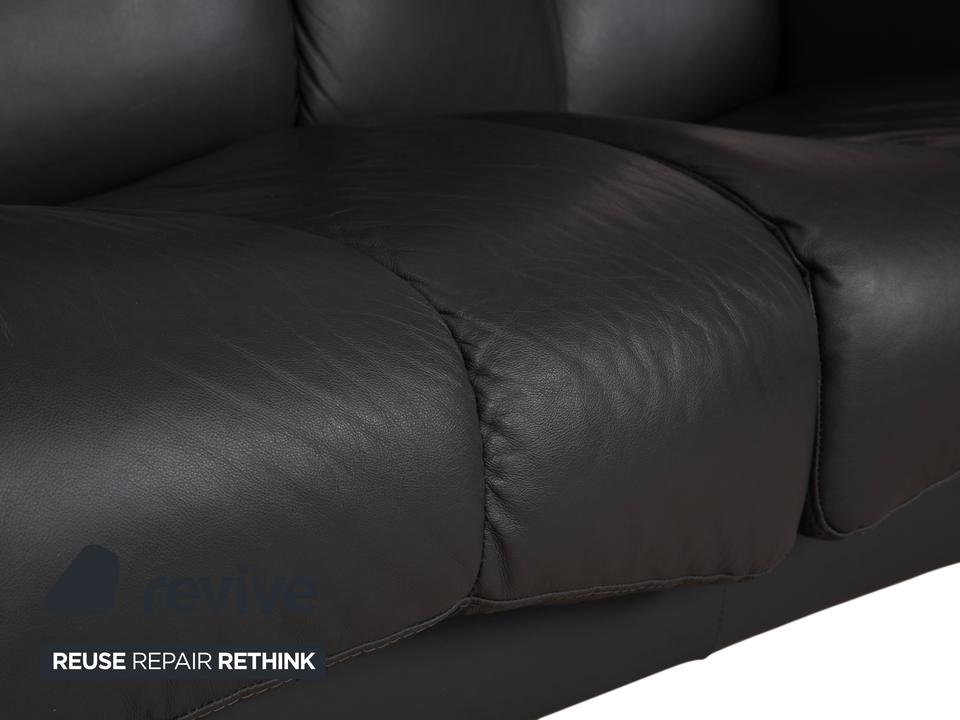Stressless Soul Leder Zweisitzer Dunkelgrau Anthrazit manuelle – Bild 8