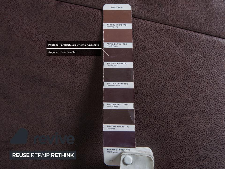 Koinor Free Motion Edit 3 Leder Hocker Schoko Braun Holz – Bild 8