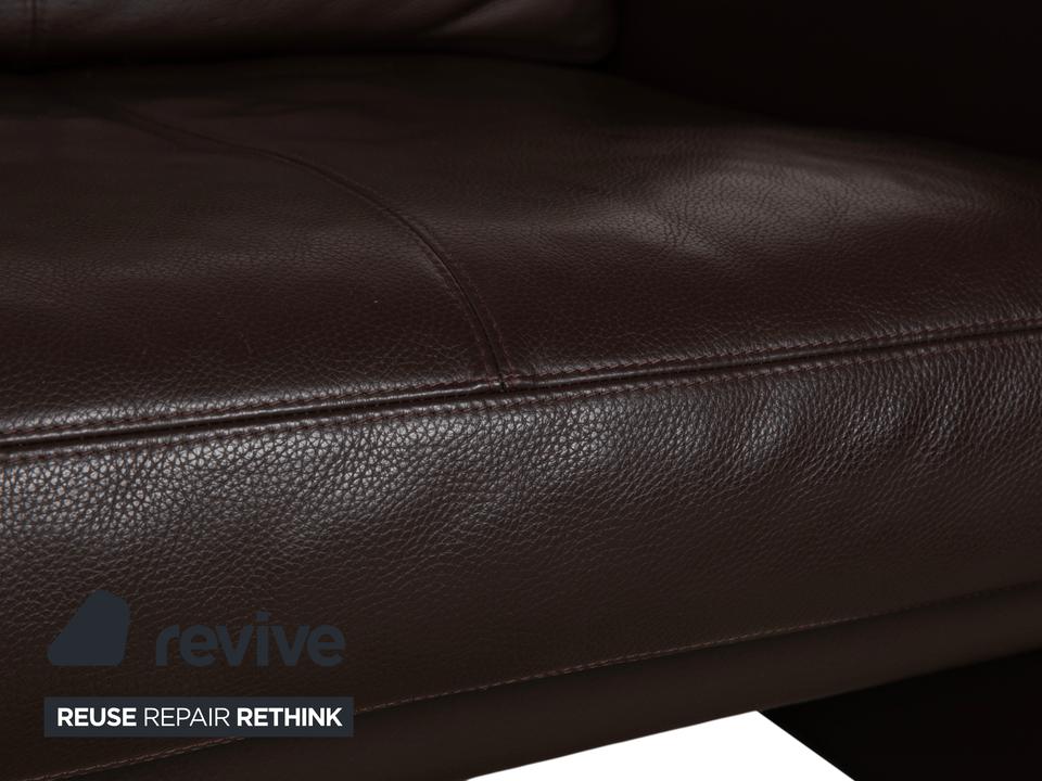 Erpo CL 100 Leder Zweisitzer Braun Sofa Couch – Bild 4