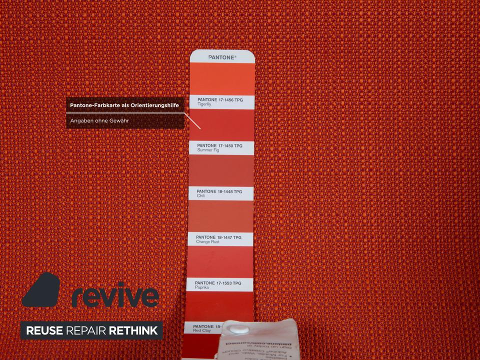 Ligne Roset Multy Stoff Dreisitzer Rot Orange manuelle Funktion – Bild 11