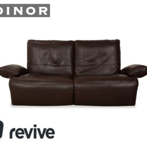 Koinor Easy Leder Zweisitzer Braun elektrische Funktion Sofa