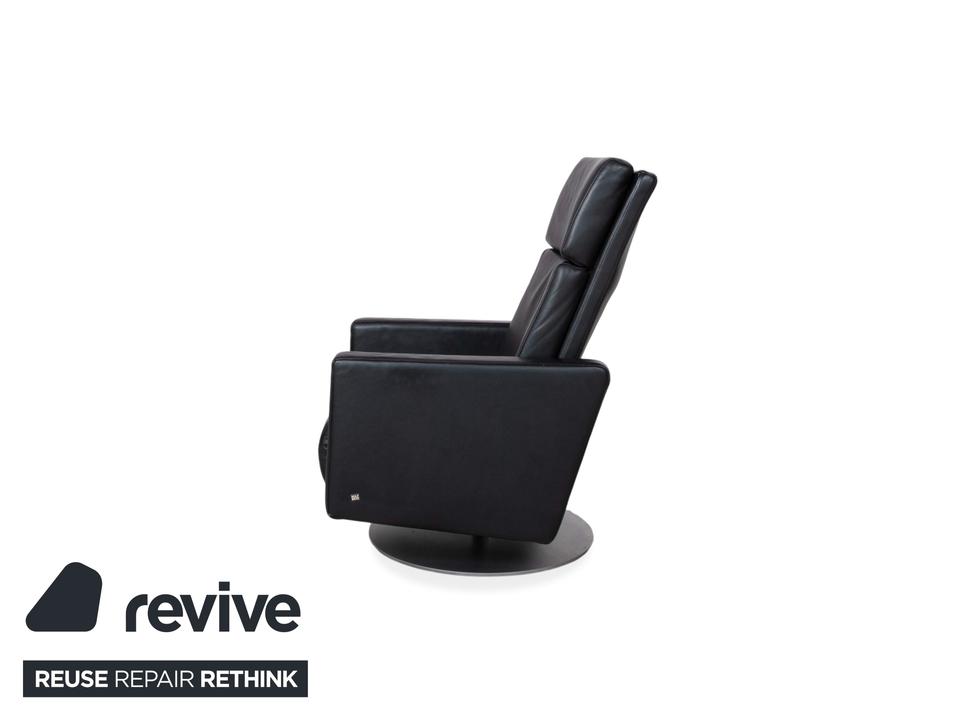 Rolf Benz EGO Leder Sessel Schwarz manuelle Funktion – Bild 13