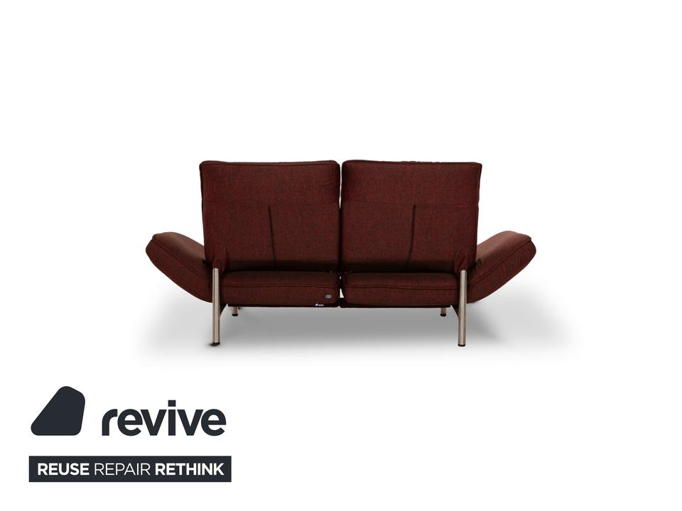 de Sede DS 450 Stoff Sofa Rot Zweisitzer Funktion Relaxfunktion – Bild 11