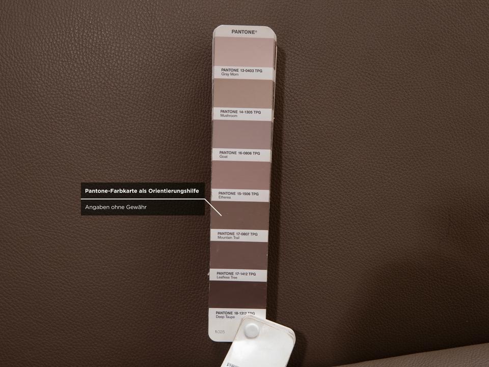 Polinova Leder Ecksofa Grau Braun Grau Taupe Couch elektrische – Bild 15