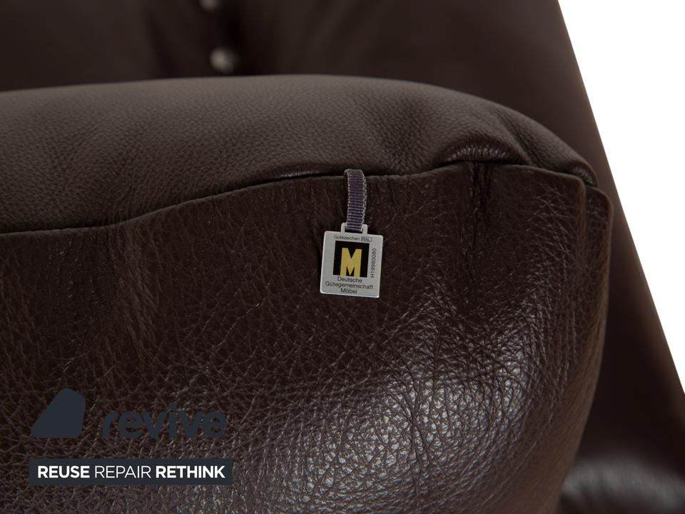 Koinor Easy Leder Zweisitzer Braun elektrische Funktion Sofa – Bild 10