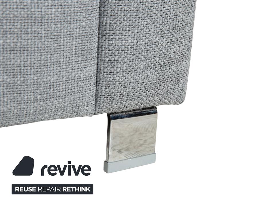 Ewald Schillig Stoff Ecksofa Grau Sofa Couch – Bild 8