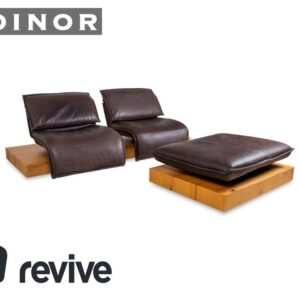 Koinor Free Motion Edit 3 Leder Garnitur Zweisitzer & Hocker