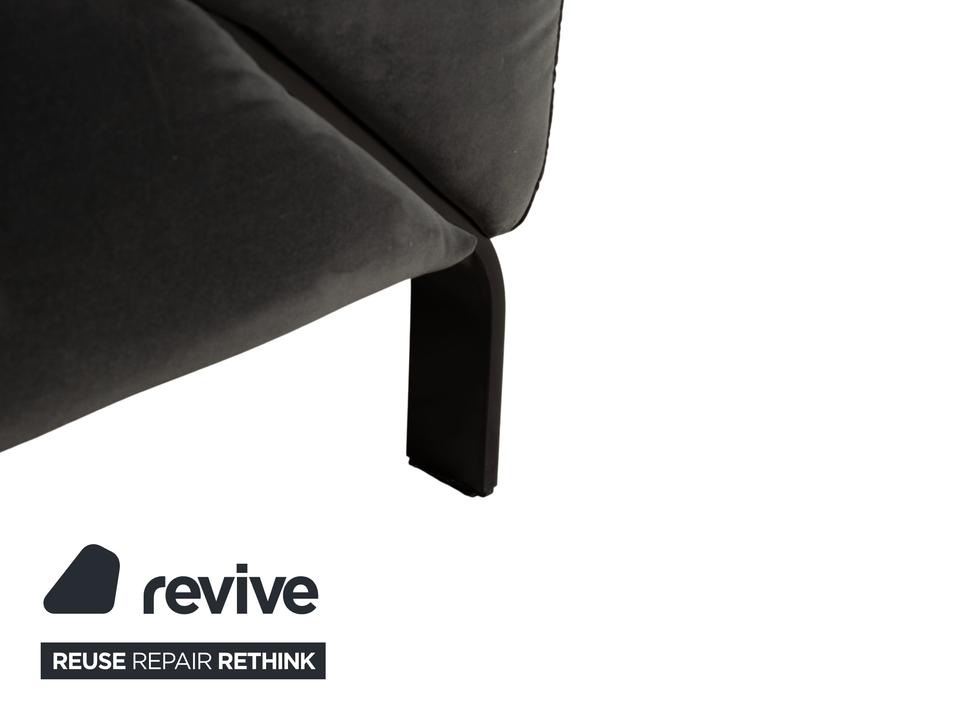 Rolf Benz 323 Stoff Dreisitzer Grau Sofa Couch – Bild 6