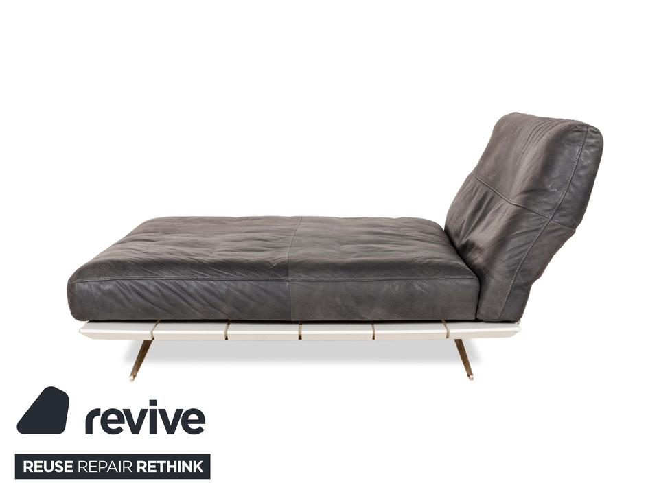 Koinor Marylin Leder Metall Liege Grau Weiß – Bild 14