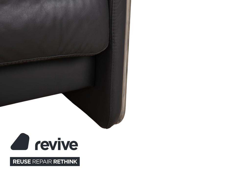 Stressless Soul Leder Zweisitzer Dunkelgrau Anthrazit manuelle – Bild 7