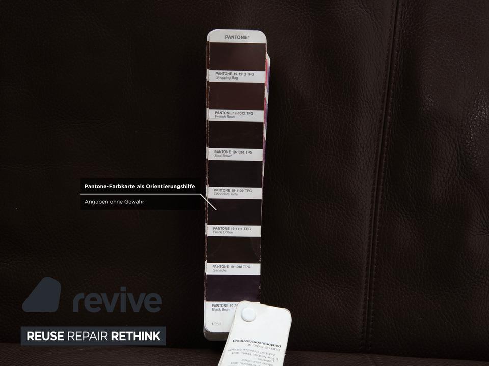 Erpo CL 100 Leder Zweisitzer Braun Sofa Couch – Bild 10