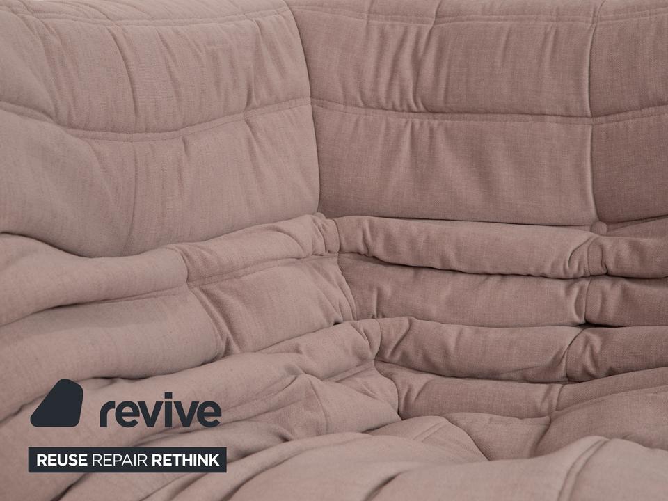 Ligne Roset Togo Eck-Element Eckteil Stoff Beige Sand Neubezug ✨ – Bild 4