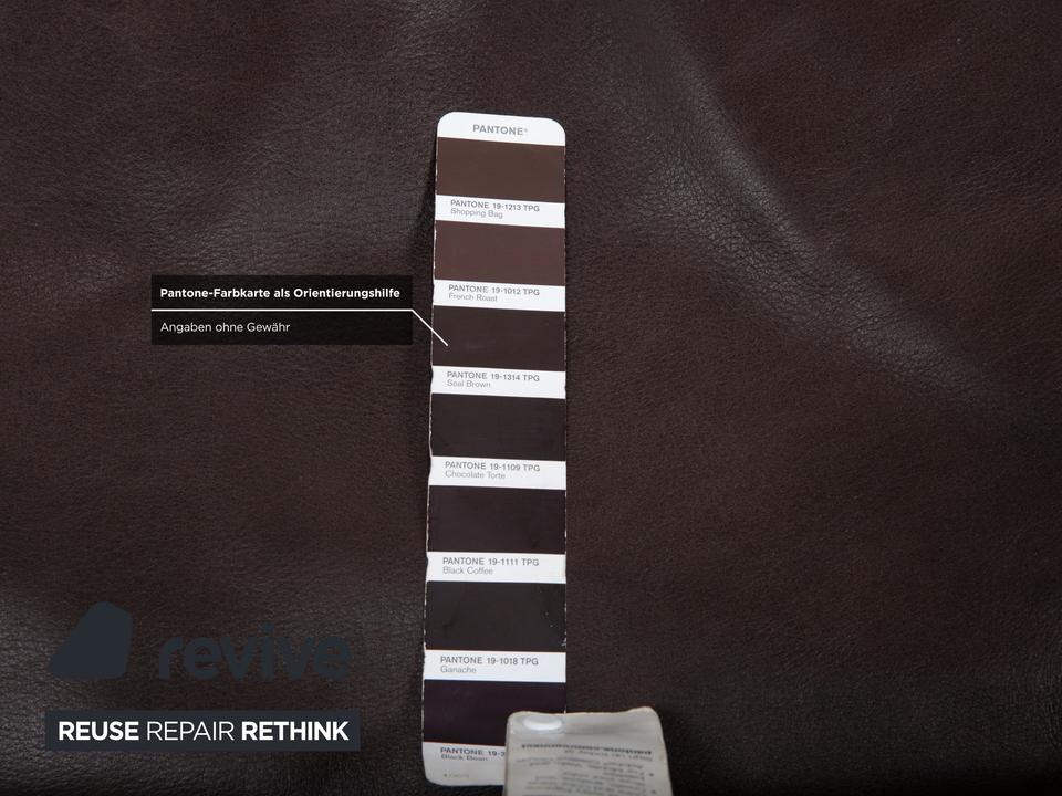 Koinor Marylin Leder Hocker Schoko Braun manuelle Funktion – Bild 13