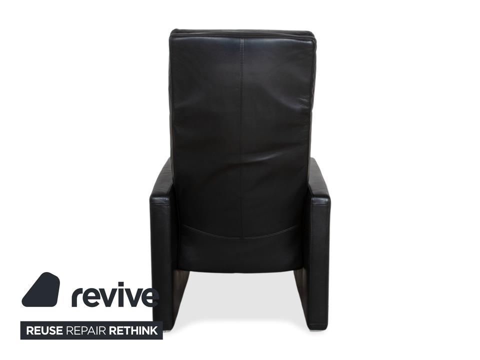 Rolf Benz EGO Leder Sessel Schwarz manuelle Funktion Hochlehner – Bild 17