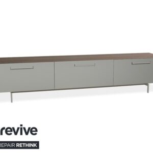 Ligne Roset Holz Sideboard Grau Braun Lowboard