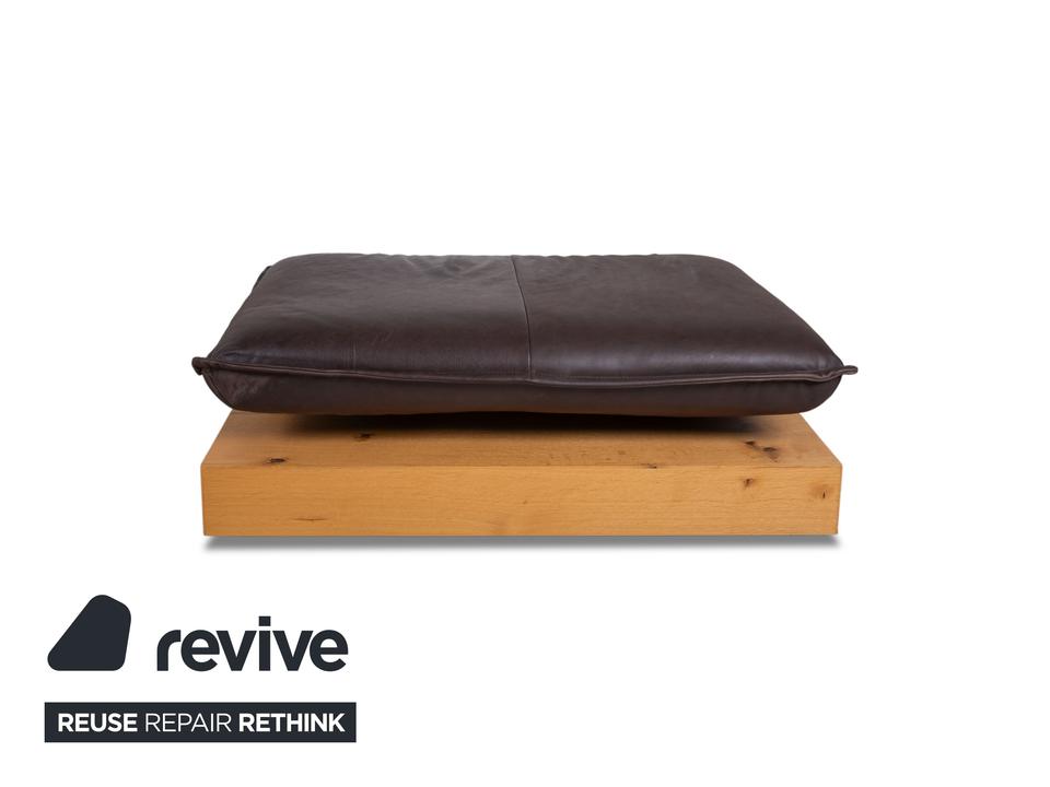 Koinor Free Motion Edit 3 Leder Hocker Schoko Braun Holz – Bild 11