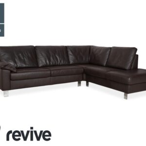 Ewald Schillig Leder Sofa Dunkelbraun Sofa Couch
