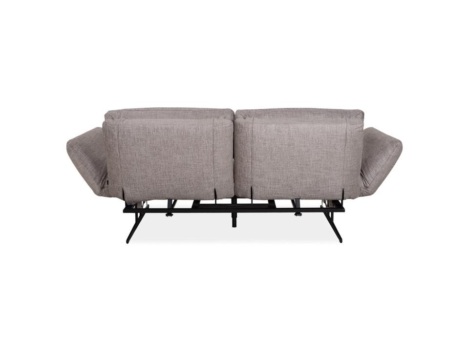 Signet Messina Stoff Zweisitzer Grau manuelle Funktion Sofa – Bild 19