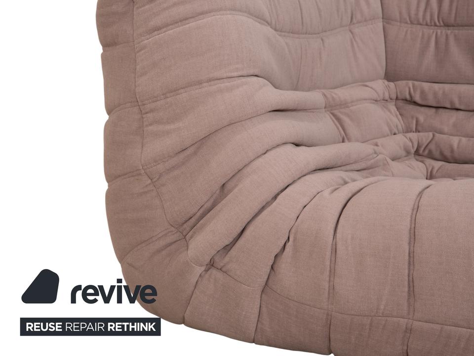 Ligne Roset Togo Eck-Element Eckteil Stoff Beige Sand Neubezug ✨ – Bild 5