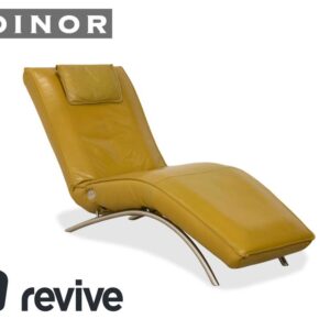 Koinor Jonas Liege Leder Gelb Grün elektrische Funktion