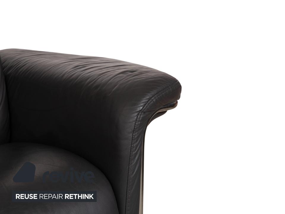 Stressless Soul Leder Dreisitzer Zweisitzer Dunkelgrau Anthrazit – Bild 11