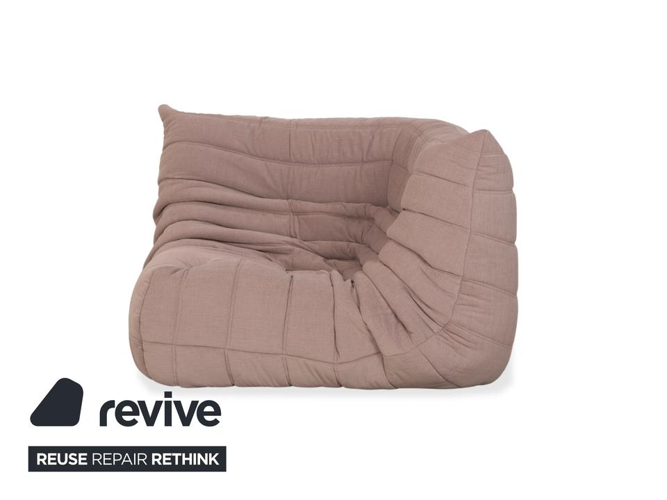 Ligne Roset Togo Eck-Element Eckteil Stoff Beige Sand Neubezug ✨ – Bild 10