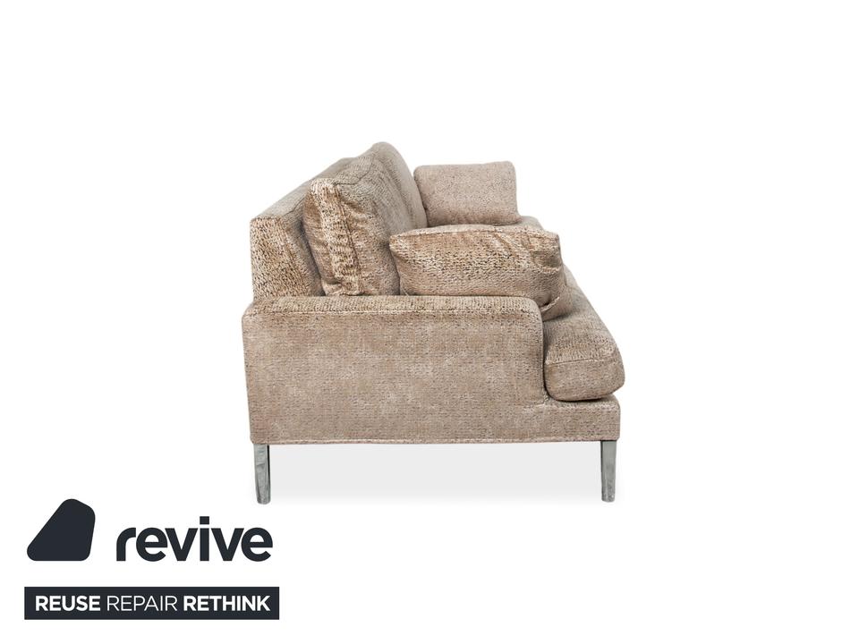 FSM Clarus Stoff Dreisitzer Grau Beige Meliert Sofa Couch ✨ – Bild 9