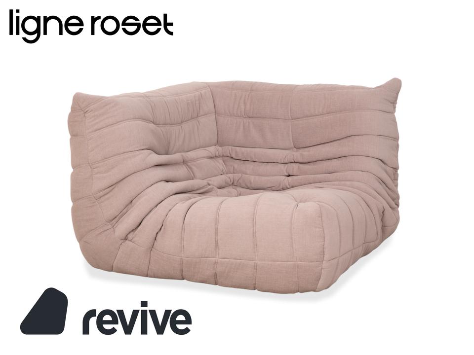 Ligne Roset Togo Eck-Element Eckteil Stoff Beige Sand Neubezug ✨