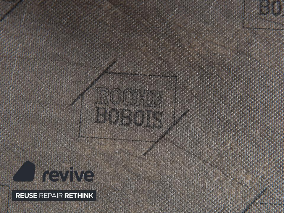 6er Set Roche Bobois Stuhl Garnitur Leder Rot Braun Holz – Bild 9