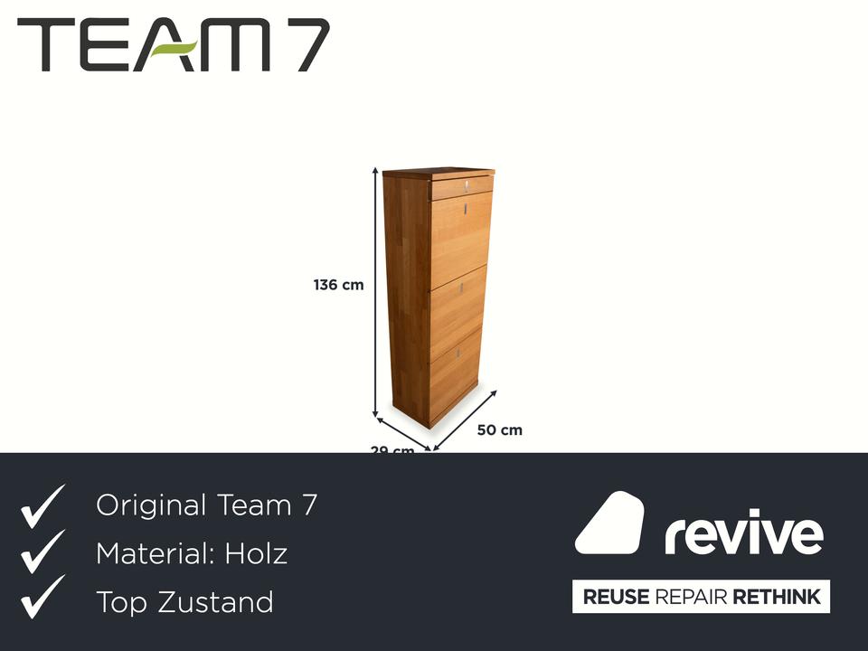 Team 7 Cubus Holz Sideboard Braun Eiche – Bild 2