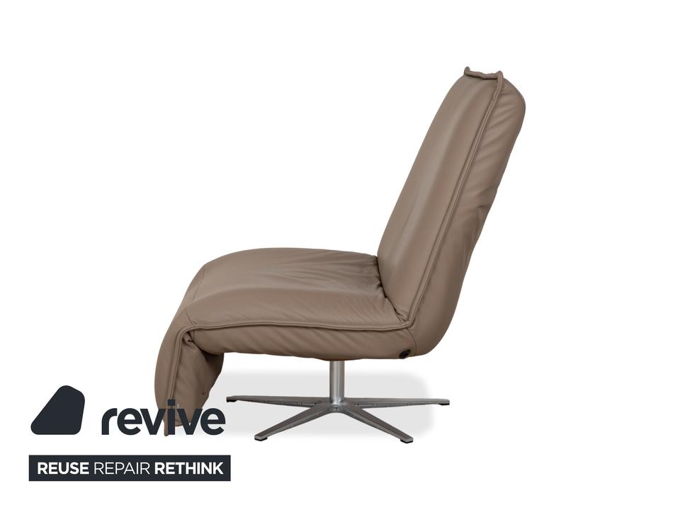 Koinor Epos Leder Sessel Beige Taupe elektrische Funktion Akku – Bild 17