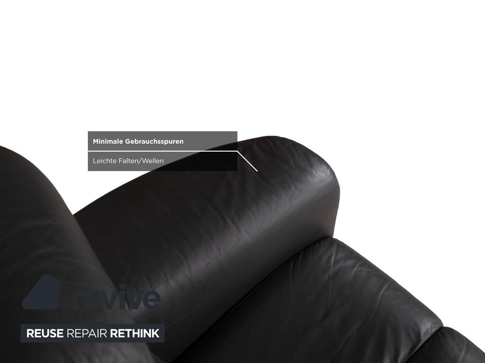 Stressless Soul Leder Zweisitzer Dunkelgrau Anthrazit manuelle – Bild 12