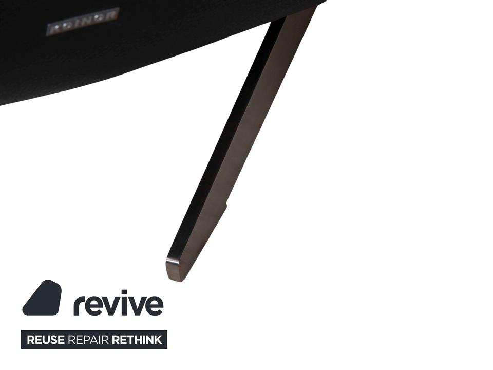 Koinor Evita Leder Zweisitzer Schwarz elektrische Funktion Sofa – Bild 8