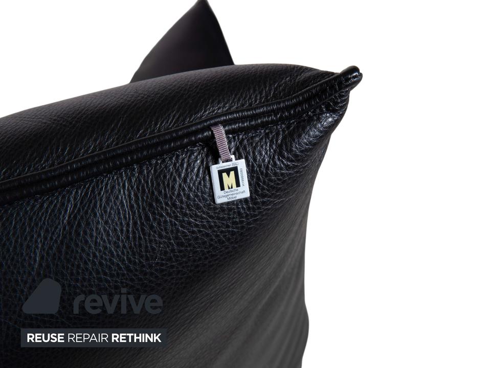 Koinor Evita Leder Zweisitzer Schwarz elektrische Funktion Sofa – Bild 11