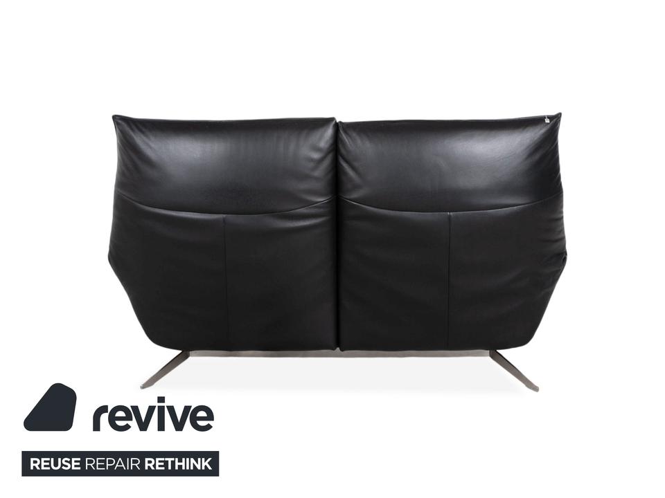 Koinor Evita Leder Zweisitzer Schwarz elektrische Funktion Sofa – Bild 13