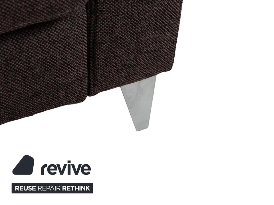 Ewald Schillig Stoff Sessel Braun Grau – Bild 4