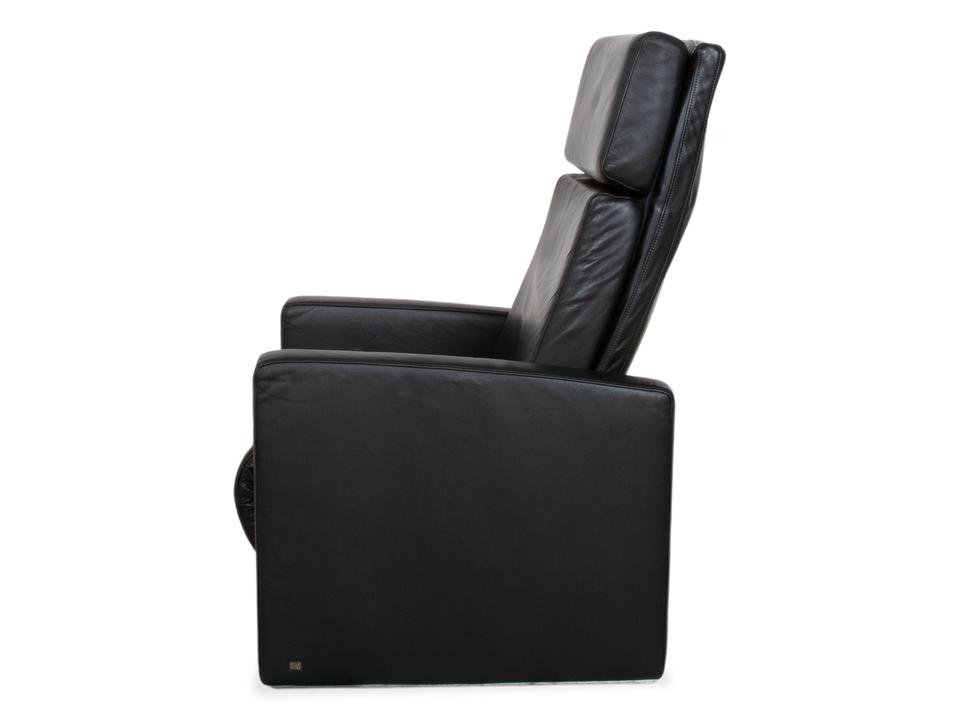 Rolf Benz EGO Leder Sessel Schwarz manuelle Funktion Hochlehner – Bild 18