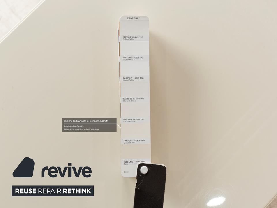 Hülsta Lilac Holz Sideboard Weiß Creme Hochglanz Funktion – Bild 11