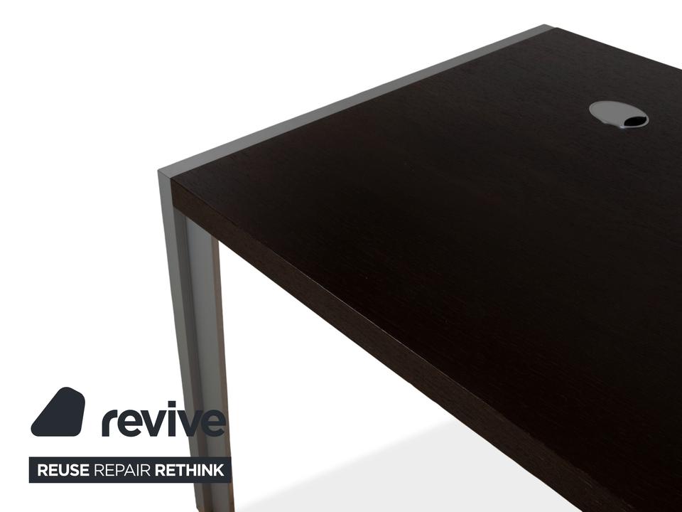 Walter Knoll Icon Holz Braun Grau Schreibtisch Schublade – Bild 5