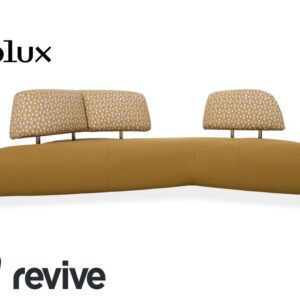 Leolux Archipel Ecksofa Stoff Senfgelb Ockerton Neubezug ✨