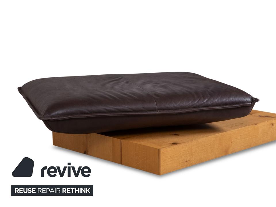 Koinor Free Motion Edit 3 Leder Hocker Schoko Braun Holz – Bild 5