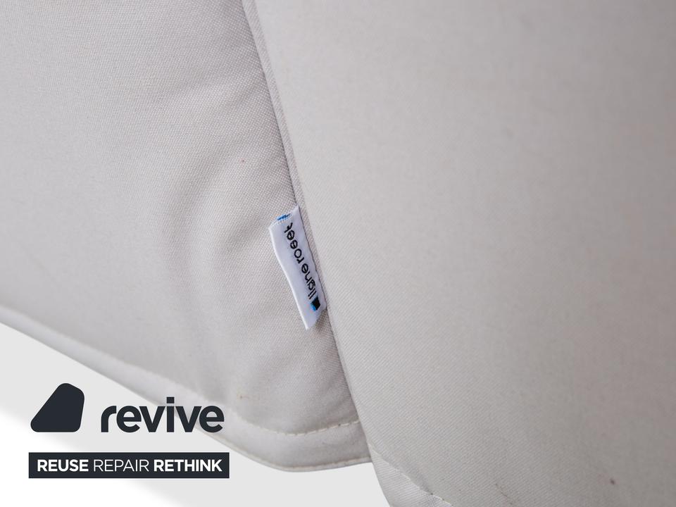 Ligne Roset Smala Dreisitzer Stoff Sofa Hellgrau Schlafsofa – Bild 12