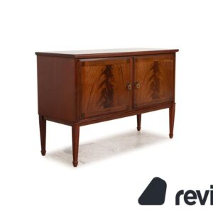 Vintage Holz Sideboard Braun Mahagoni Englisches Sideboard 20.