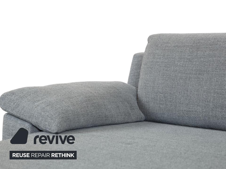 Ewald Schillig Stoff Ecksofa Grau Sofa Couch – Bild 7