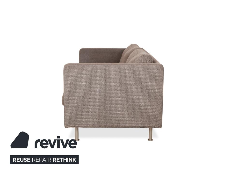 COR Conseta Stoff Zweisitzer Hocker Grau Braun Sofa Couch – Bild 18