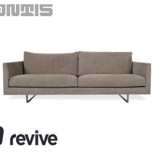 Montis Axel Stoff Viersitzer Grau Sofa Couch