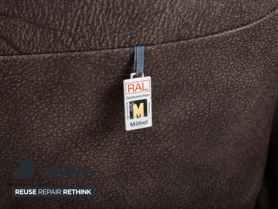 Koinor Marylin Leder Ecksofa Hocker Schoko Braun manuelle – Bild 19