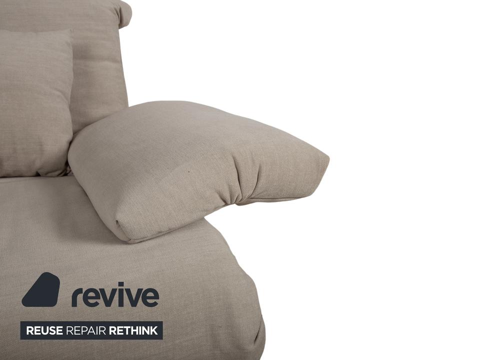 Ligne Roset Multy Zweisitzer inkl. Armlehnen Stoff Beige ✨ – Bild 6