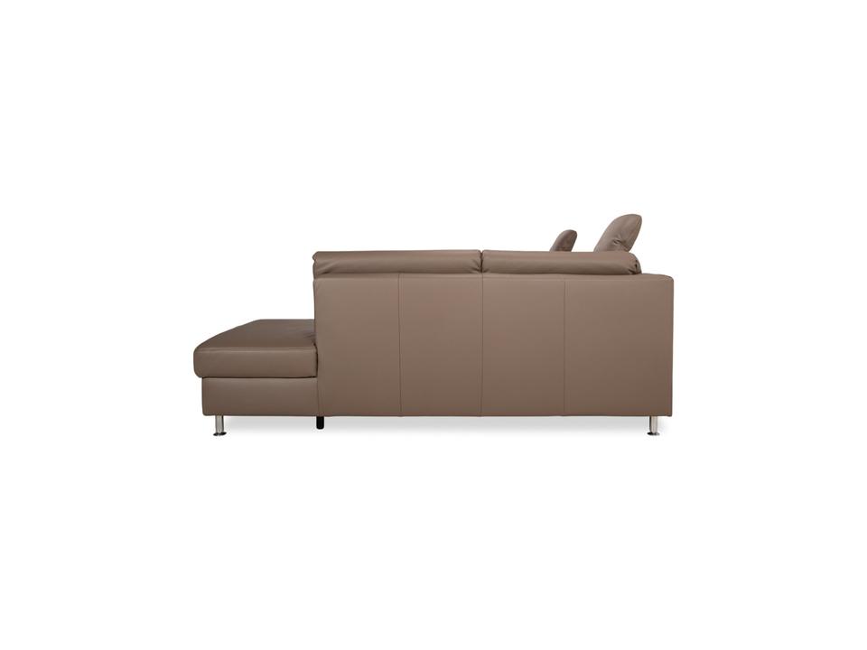 Polinova Leder Ecksofa Grau Braun Grau Taupe Couch elektrische – Bild 18